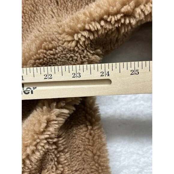Stand Studio Coat Womens EU36 The Marina Faux Shearling Teddy Jacket Cozy Chunky
